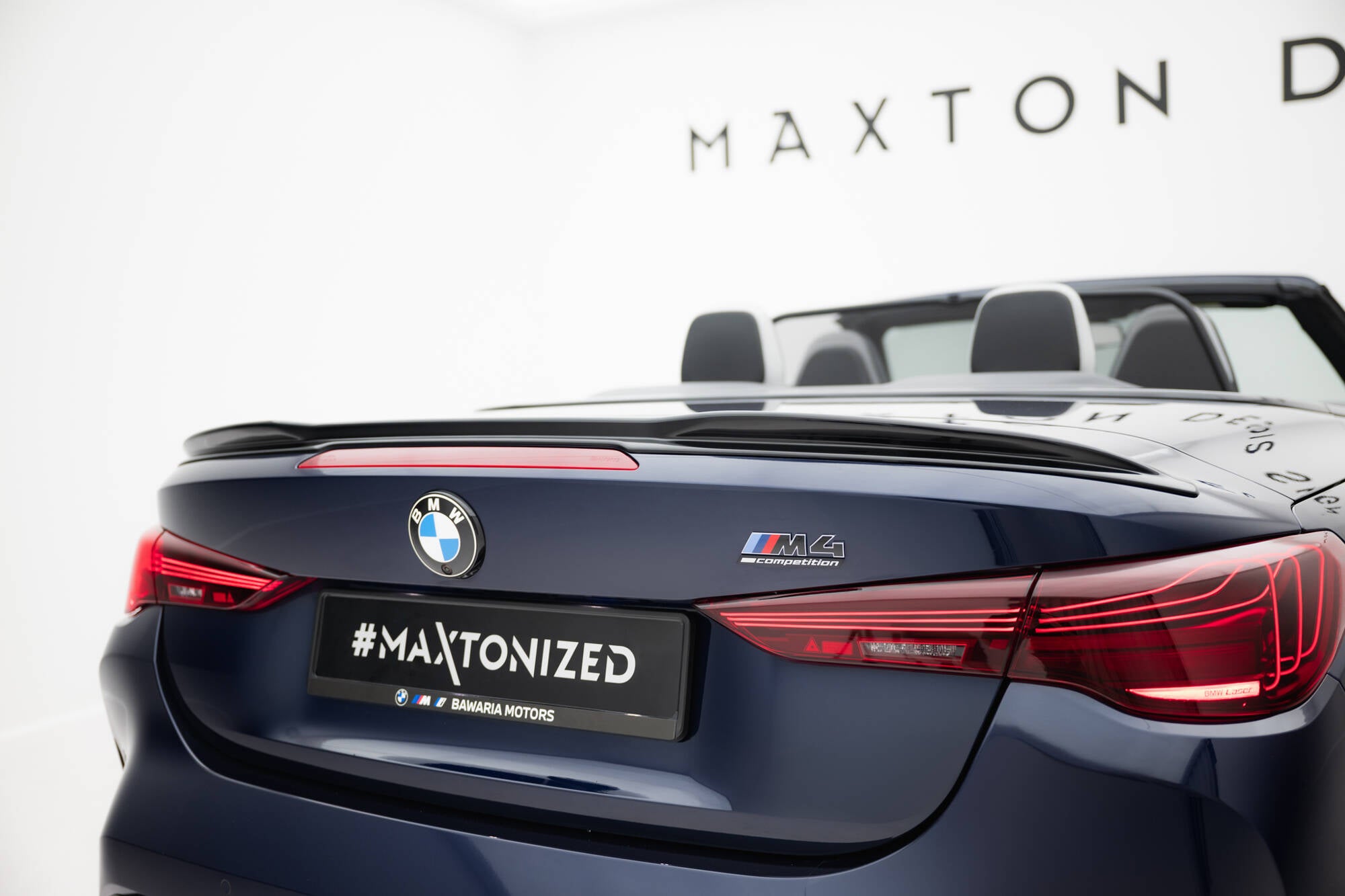 Maxton Design Spoiler CAP 3D passend für BMW M4 Cabrio G83 / 4 Cabrio G23 schwarz Hochglanz