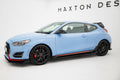 Maxton Design Seitenschweller Flaps passend für Hyundai Veloster N Mk2 schwarz Hochglanz