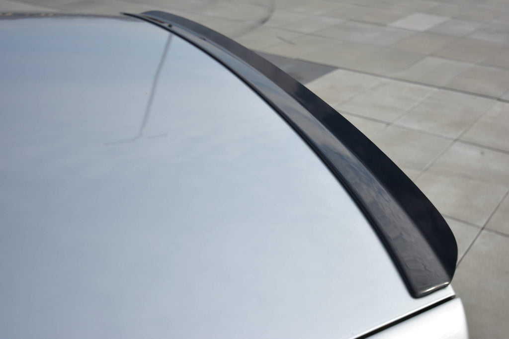 Maxton Design Spoiler CAP passend für BMW 3er E46 COUPE vor Facelift schwarz Hochglanz