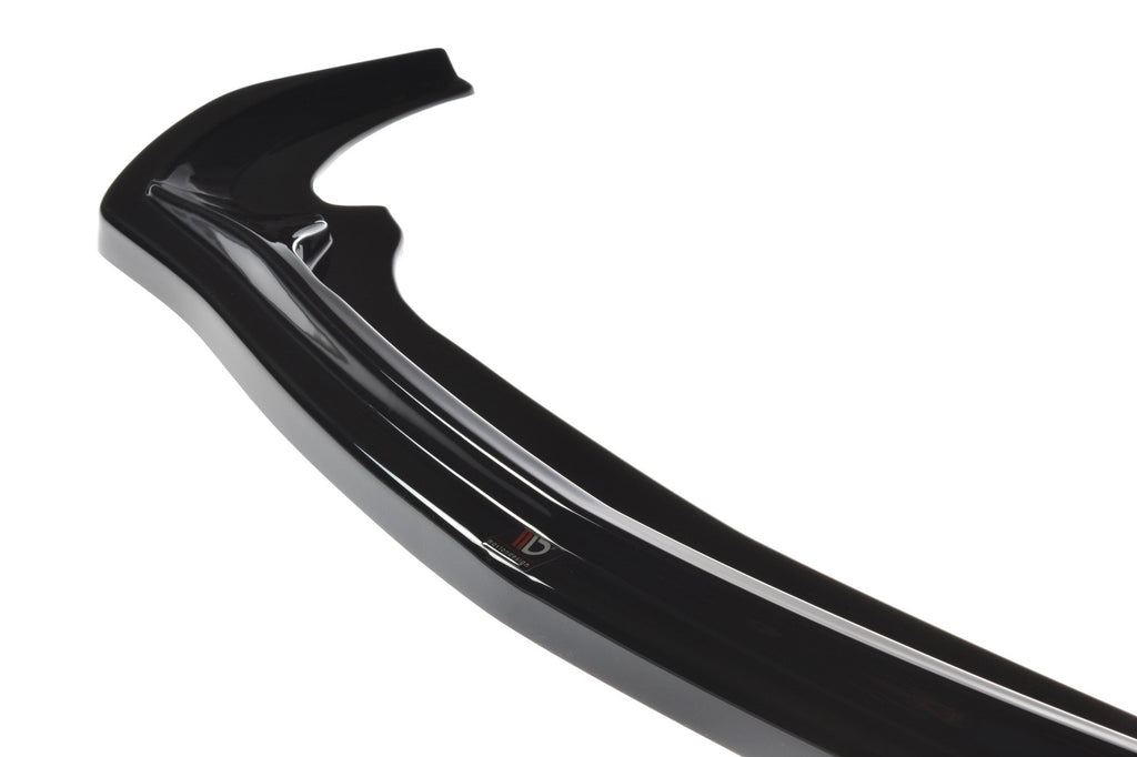Maxton Design Street+ Spoilerlippe Front Ansatz V.1 passend für Mercedes S-KLASSE AMG-LINE W222 schwarz Hochglanz