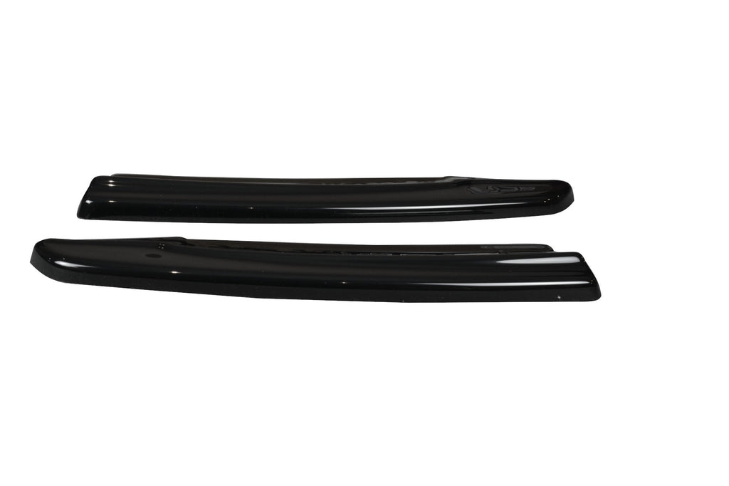 Maxton Design Heck Ansatz Flaps Diffusor passend für Mercedes-Benz CLA AMG-Line C117 schwarz Hochglanz