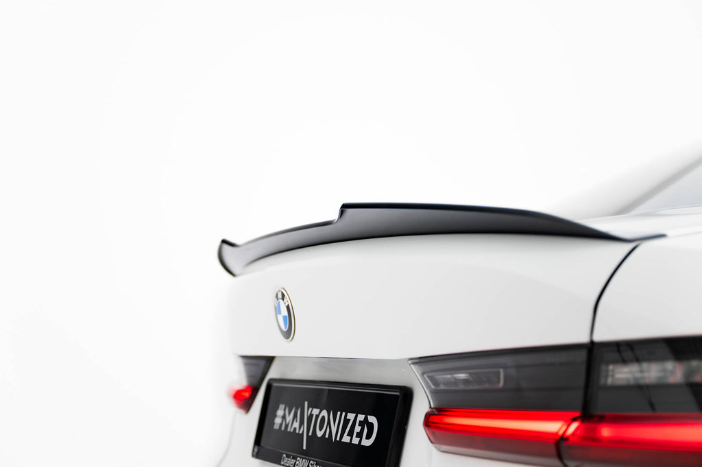 Maxton Design Spoiler CAP passend für BMW M340i / 3 M-Paket / M3 Limousine G20 schwarz Hochglanz