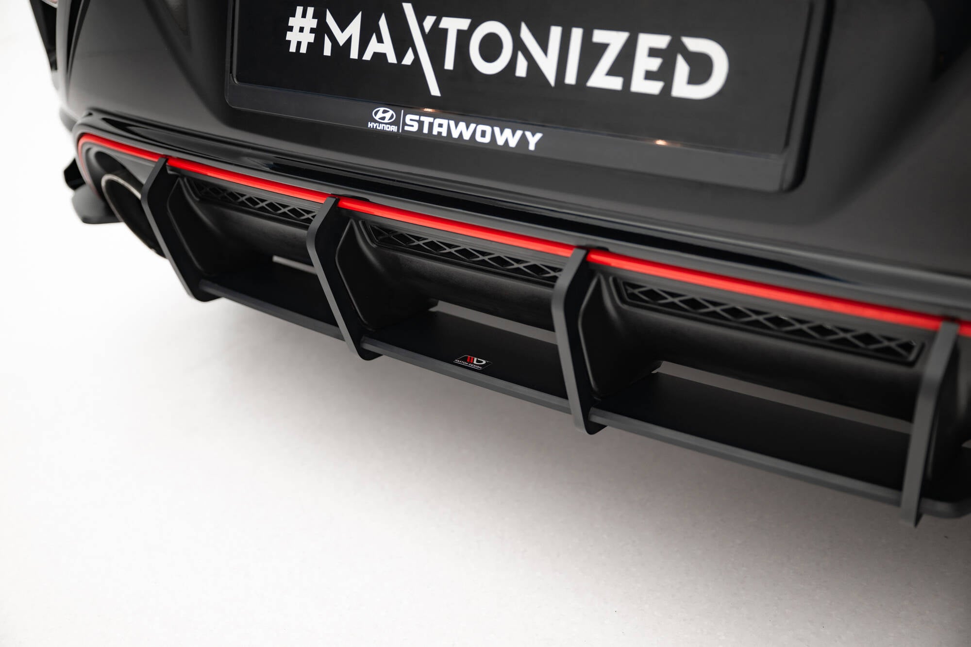 Maxton Design Street Pro Heckschürze passend für Hyundai Veloster N Mk2