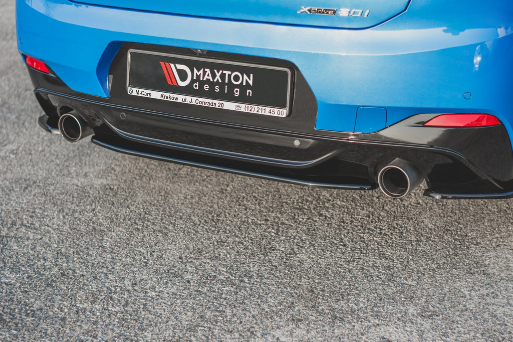 Maxton Design Heckansatz BMW X2 F39 M-Paket schwarz Hochglanz für BMW X2 F39