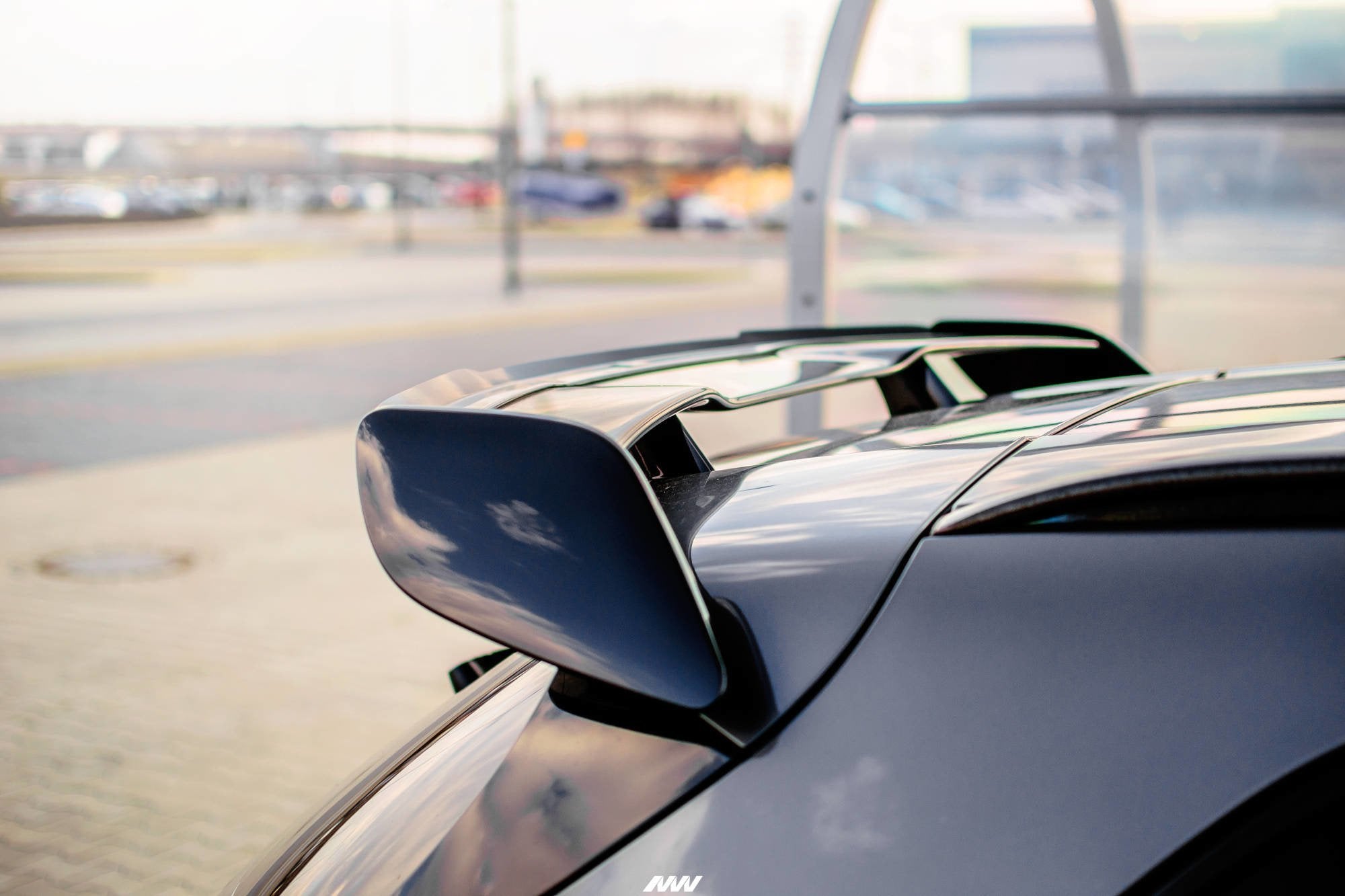 Maxton Design Spoiler CAP für Mercedes GLA 45 AMG SUV (X156) vor Facelift Carbon Look