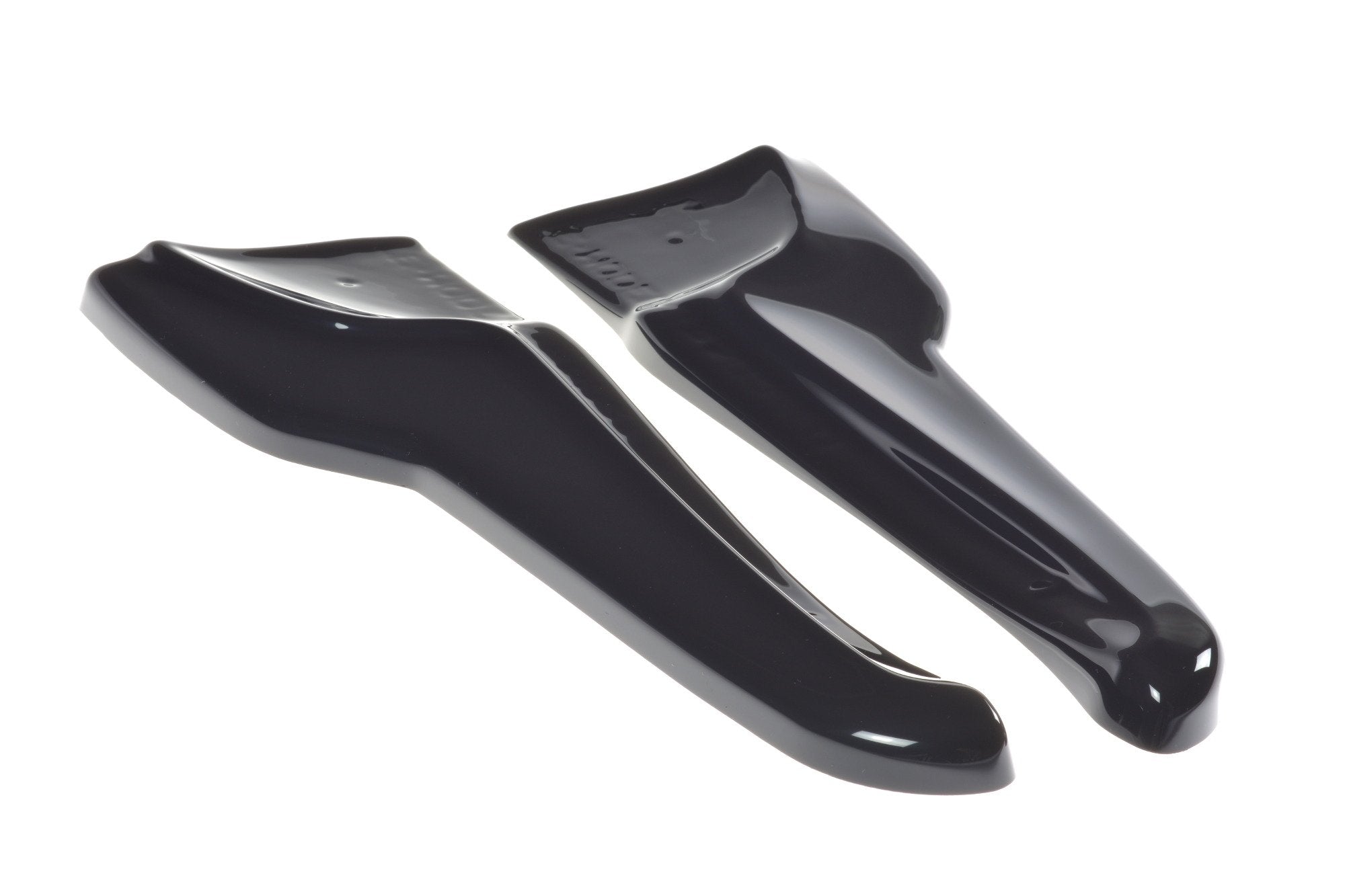 Maxton Design Heck Ansatz Flaps Diffusor V.2 passend für TESLA MODEL X schwarz Hochglanz