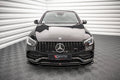 Maxton Design Street+ Spoilerlippe Front Ansatz passend für Mercedes-AMG GLC 43 / AMG-Line SUV X253 Facelift schwarz Hochglanz