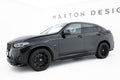 Maxton Design Street+ Seitenschweller Leisten passend für BMW X4 M-Paket G02 Facelift schwarz Hochglanz