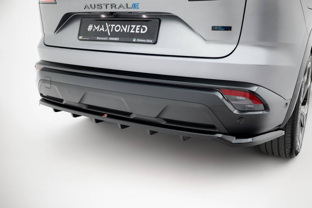 Maxton Design Street+ Mittlerer Diffusor RACE passend für Renault Austral Mk1 schwarz Hochglanz