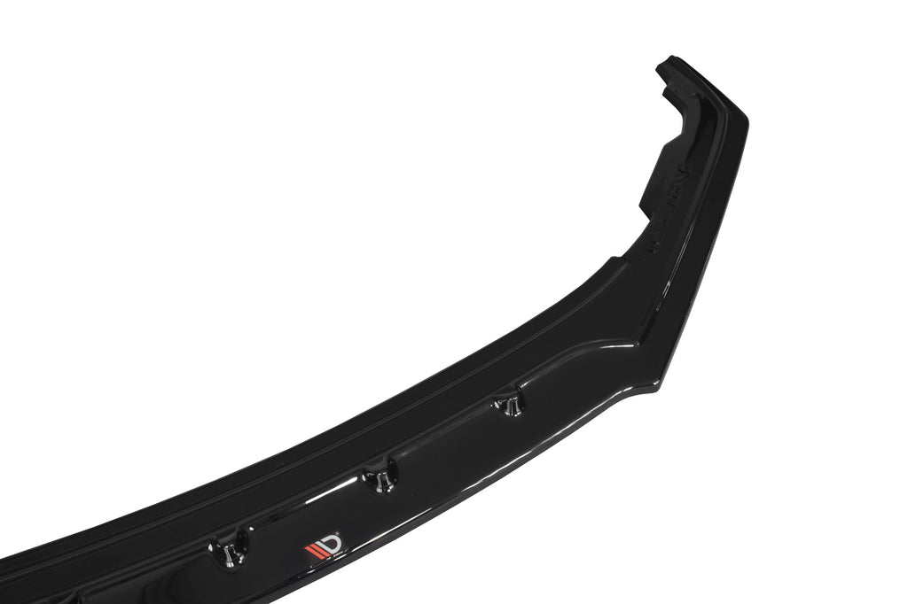 Maxton Design Street+ Spoilerlippe Front Ansatz V.1 passend für Subaru BRZ Mk1 Facelift schwarz Hochglanz