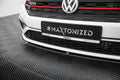 Maxton Design Street+ Spoilerlippe Front Ansatz V.2 passend für VW Jetta GLI Mk7 schwarz Hochglanz