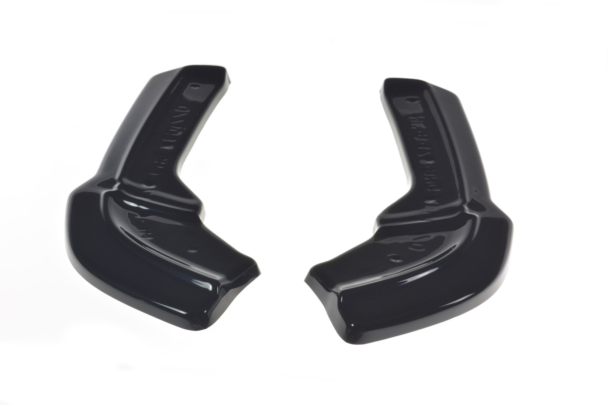 Maxton Design Heck Ansatz Flaps Diffusor passend für Mercedes A45 AMG W176 schwarz Hochglanz