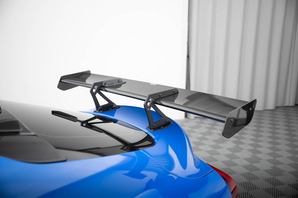 Maxton Design Carbon Spoiler With Upper Swan Mounting + LED Toyota Supra Mk5 für Toyota Supra Mk5