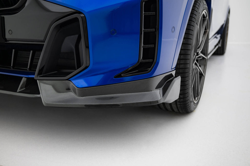Maxton Design Prepreg Carbon Fiber Street+ Spoilerlippe Front Ansatz passend für BMW X5 M-Paket G05 Facelift