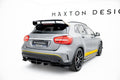 Maxton Design Street+ Mittlerer Diffusor RACE V.2 passend für Mercedes-Benz GLA 45 AMG X156 schwarz Hochglanz