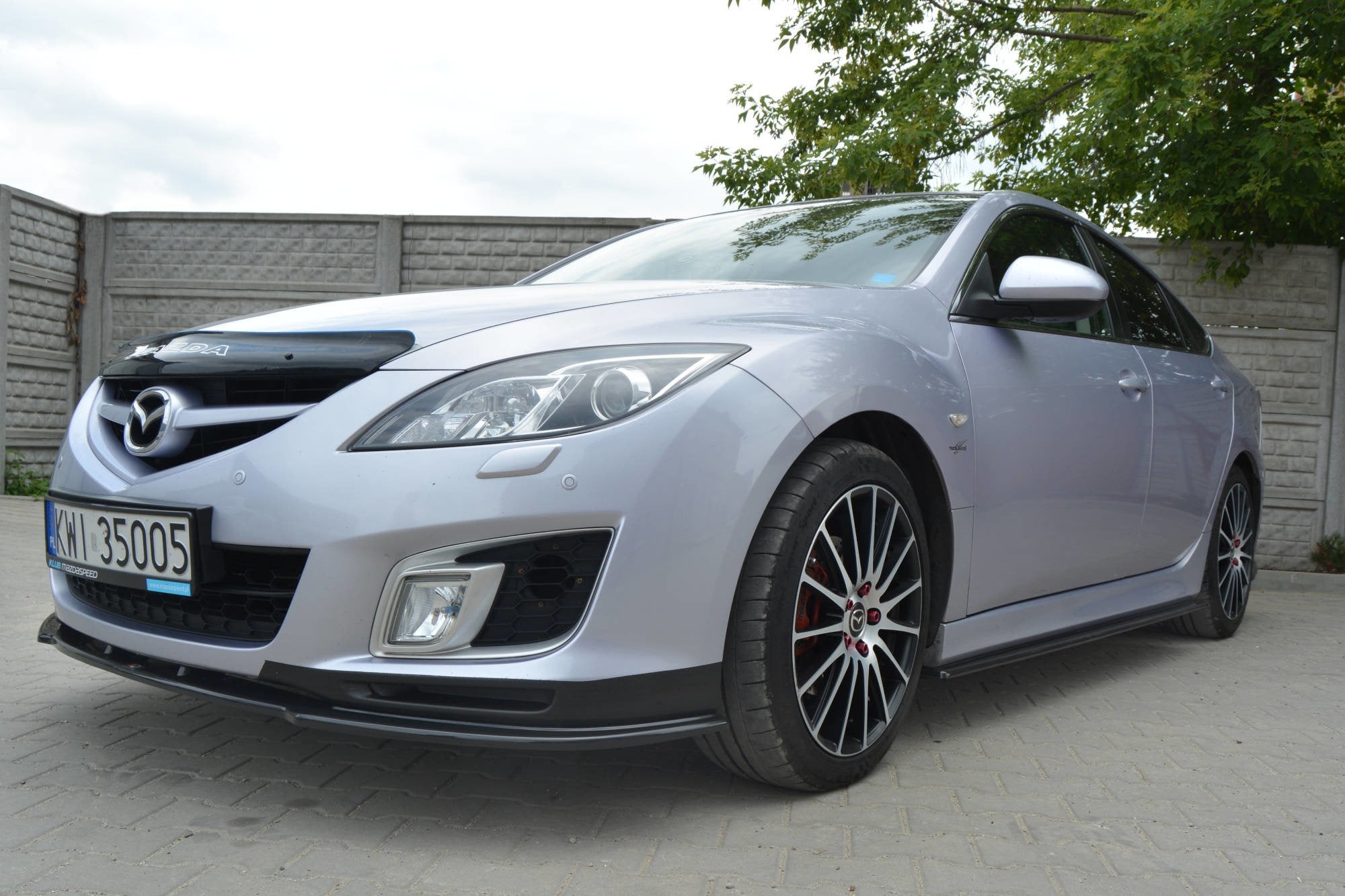 Maxton Design Street+ Seitenschweller Leisten passend für MAZDA 6 MK2 SPORT HATCH (GH-SERIES) vor Facelift schwarz Hochglanz