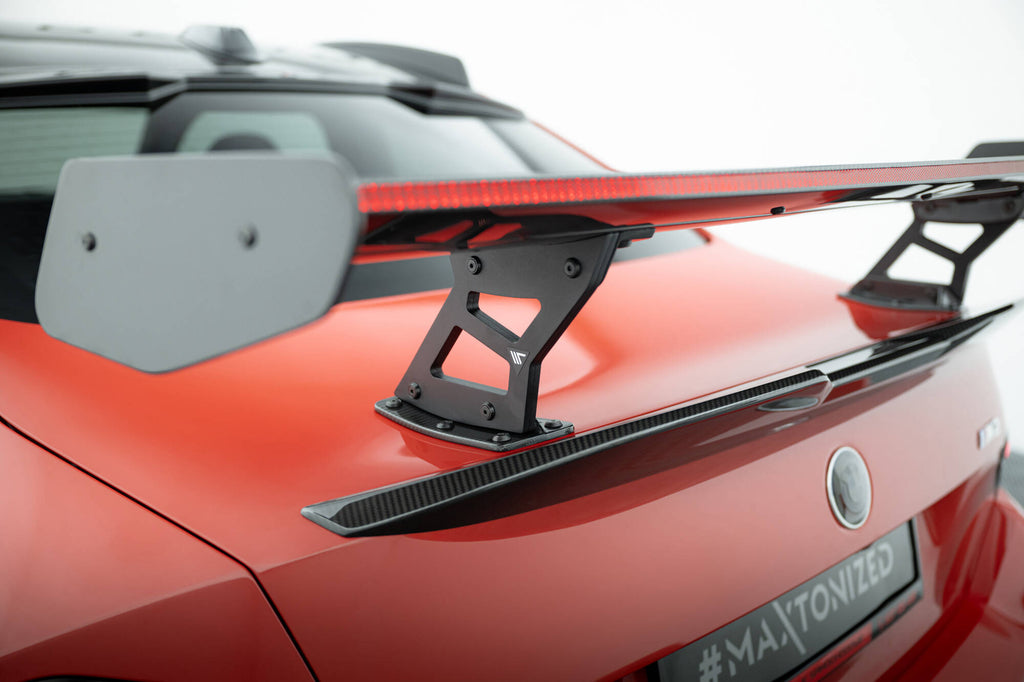 Maxton Design Carbon Spoiler With Internal Brackets Uprights + LED BMW M2 G87 für BMW M2 G87