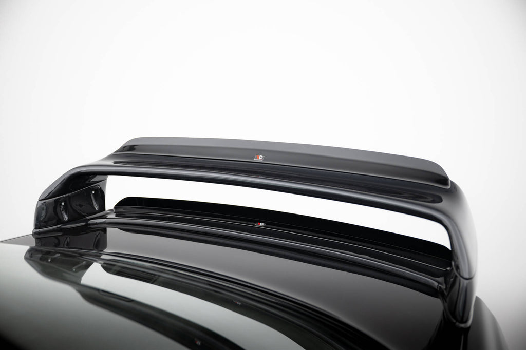 Maxton Design OBERER Spoiler CAP passend für BMW M3 / 3 M-Paket E36 Coupe GT Klasse schwarz Hochglanz
