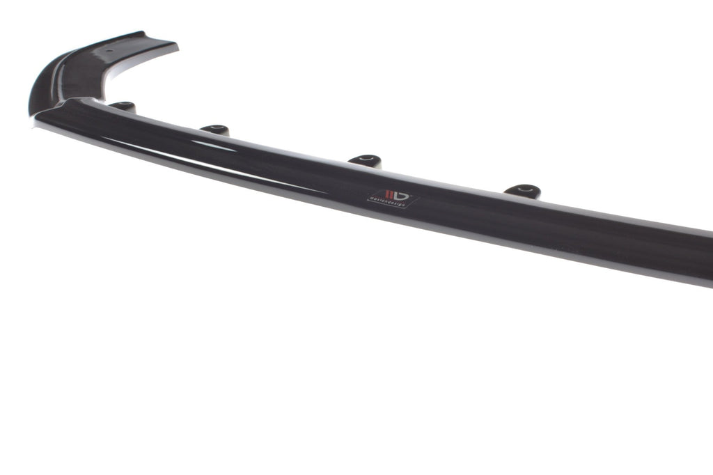 Maxton Design Street+ Spoilerlippe Front Ansatz V.2 passend für Audi RS3 Sportback 8V Facelift schwarz Hochglanz