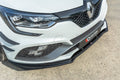 Maxton Design Street+ Spoilerlippe Front Ansatz V.1 passend für Renault Megane IV RS schwarz Hochglanz