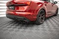 Maxton Design Heck Ansatz Flaps Diffusor passend für Audi SQ7 Mk2 (4M) Facelift schwarz Hochglanz
