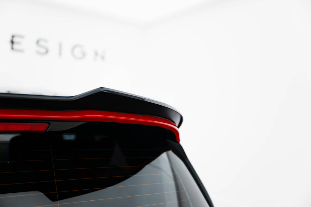 Maxton Design Spoiler CAP V.1 passend für Ford Fiesta Mk8 ST / ST-Line schwarz Hochglanz