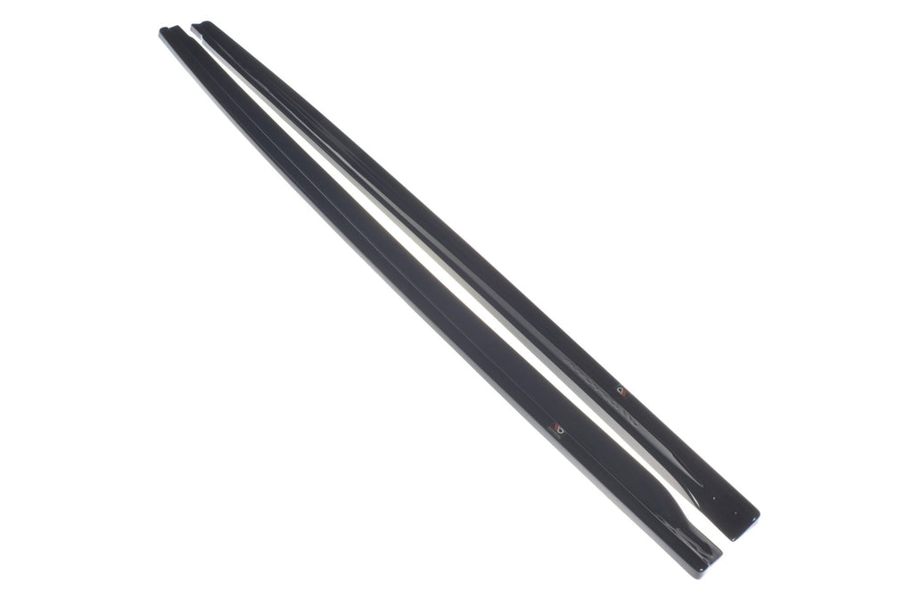 Maxton Design Seitenschweller Diffuser Skoda Scala schwarz Hochglanz für Skoda Scala Mk1 [2019 -]