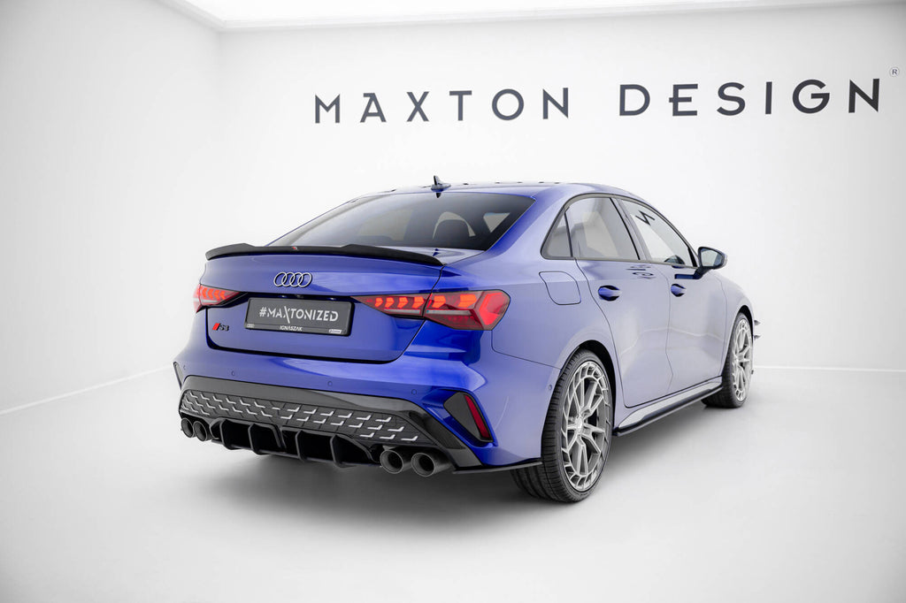 Maxton Design Street Pro Heckschürze passend für Audi S3 Limousine 8Y Facelift