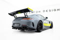 Maxton Design Street+ Mittlerer Diffusor RACE passend für Mercedes-AMG GT C C190 Facelift schwarz Hochglanz