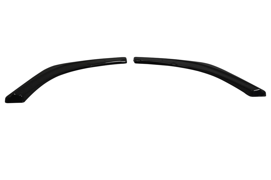 Maxton Design Heck Ansatz Flaps Diffusor passend für Ford Transit Custom Mk1 FL schwarz Hochglanz