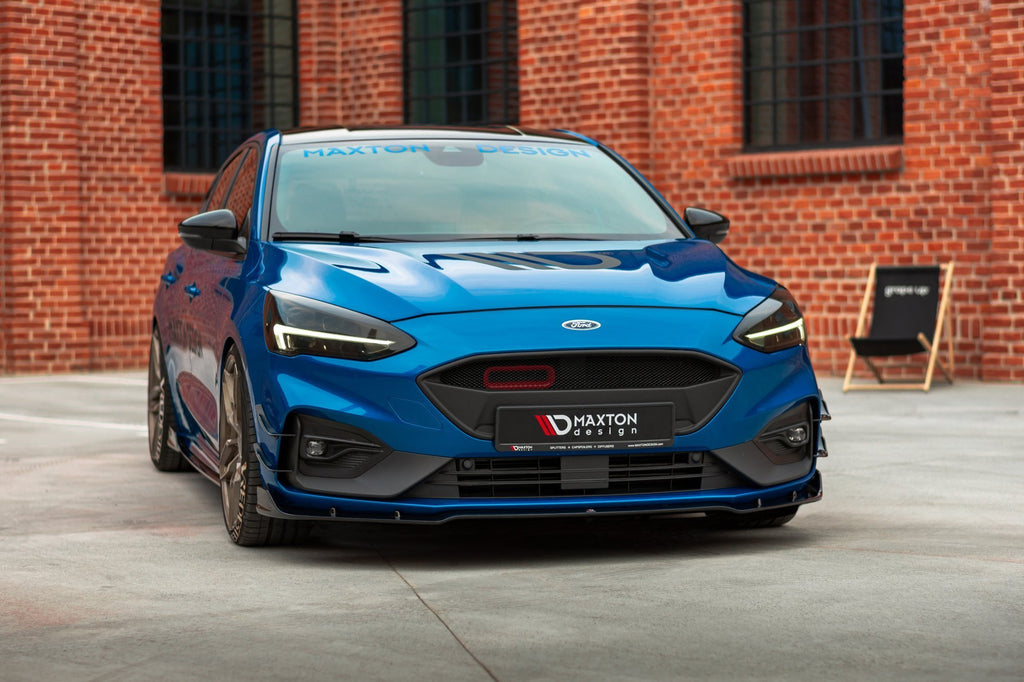 Maxton Design Street+ Spoilerlippe Front Ansatz passend für Ford Focus ST / ST-Line Mk4