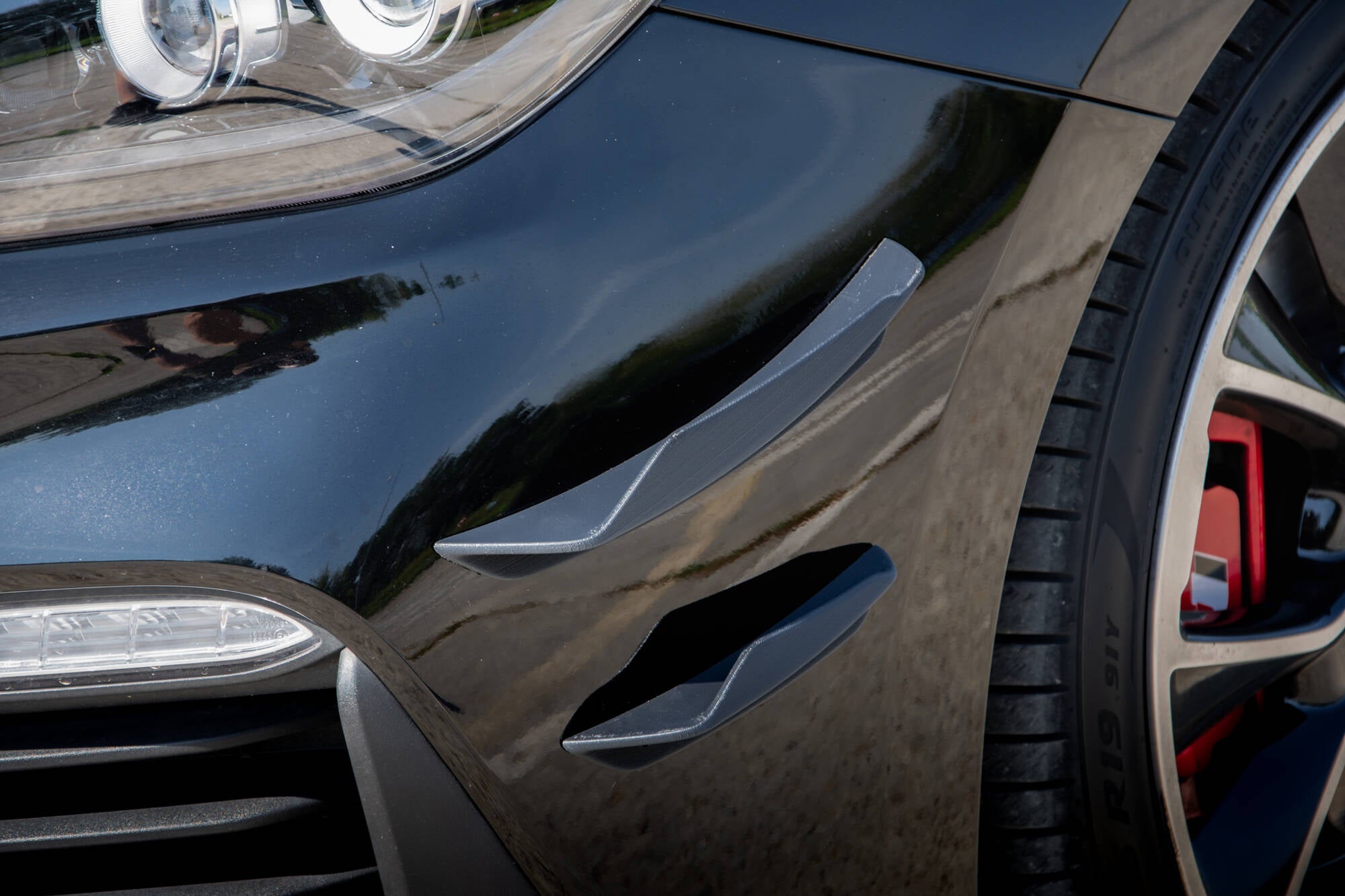 Maxton Design Stoßstangen Flaps Wings vorne Canards passend für Hyundai I30 N Mk3