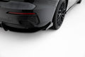 Maxton Design Street Pro Heckschürze + Flaps passend für Audi A3 Limousine 8Y schwarz Hochglanz