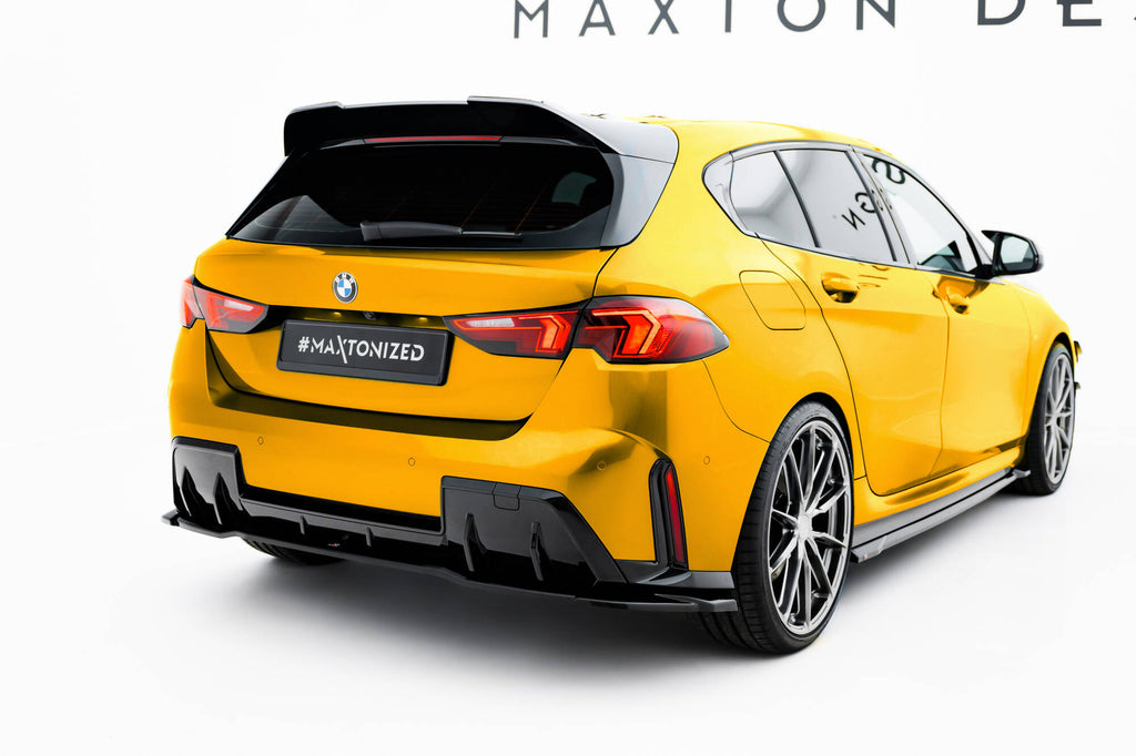 Maxton Design Heckansatz BMW 1er M-Paket F70 schwarz Hochglanz für BMW 1er F70