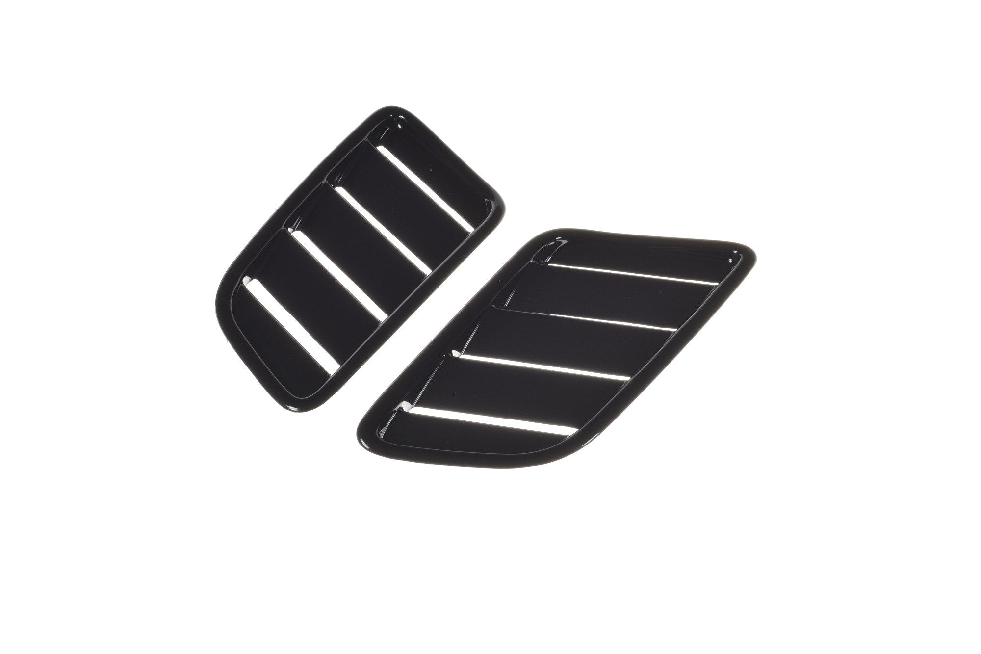 Maxton Design Motorhauben Luftschlitze Ford Focus ST-Line / ST Mk4 (Groß) schwarz Hochglanz für Ford Focus St-Line