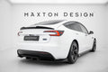 Maxton Design Spoiler CAP 3D passend für Tesla Model 3 Performance Mk1 Facelift schwarz Hochglanz