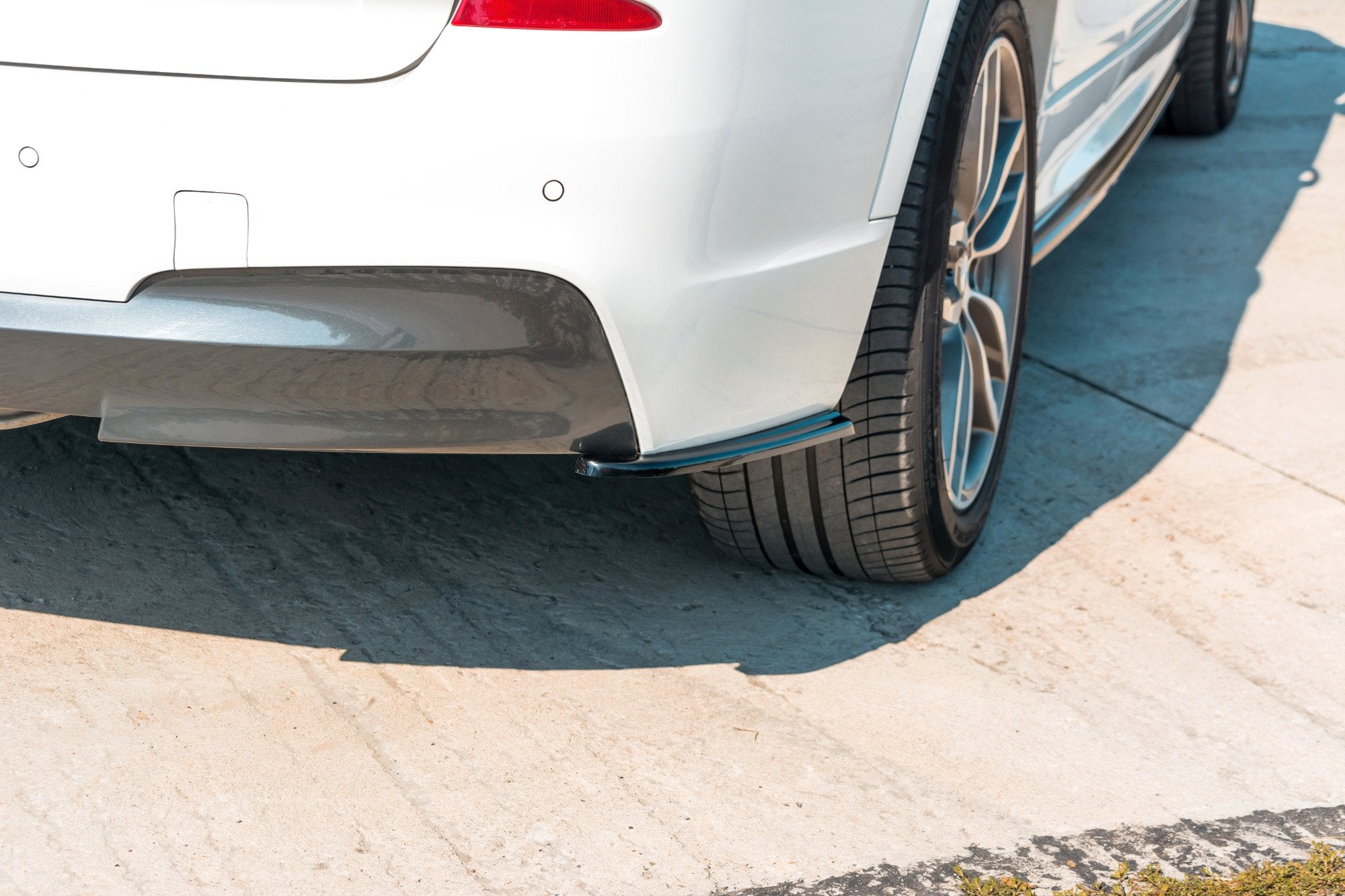 Maxton Design Heck Ansatz Flaps Diffusor für BMW X3 F25 M-Paket Facelift Carbon Look