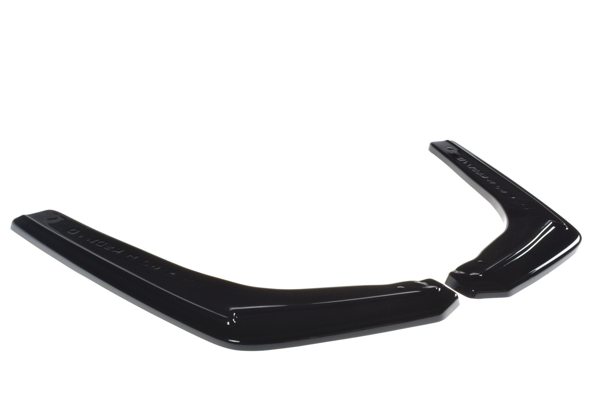 Maxton Design Heck Ansatz Flaps Diffusor passend für BMW M3 F80 schwarz Hochglanz