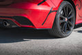 Maxton Design Heck Ansatz Flaps Diffusor passend für Jaguar XE R-Dynamic X760 Facelift schwarz Hochglanz