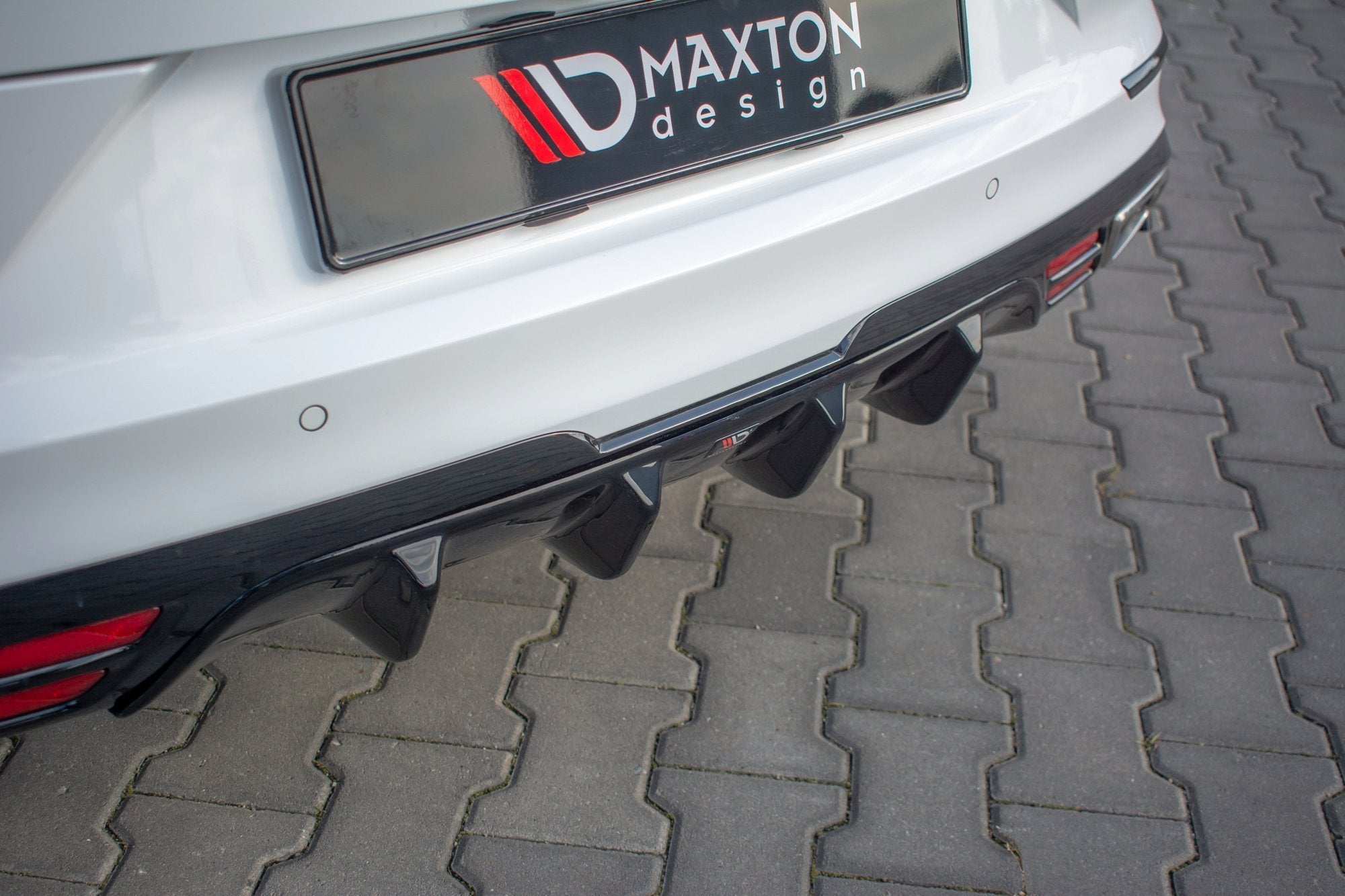 Maxton Design Diffusor Heck Ansatz passend für Kia ProCeed GT Mk1 schwarz Hochglanz