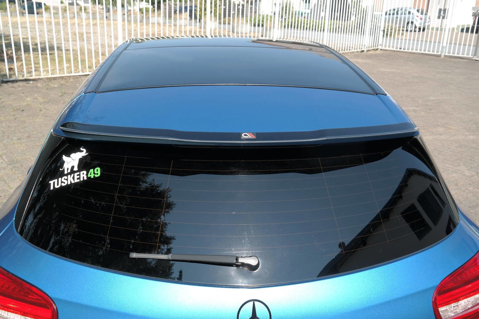 Maxton Design Spoiler CAP für Mercedes-Benz A W176 schwarz matt