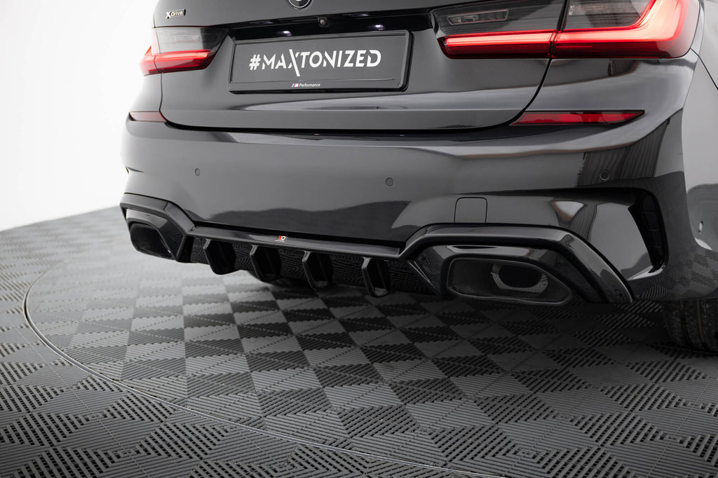 Maxton Design Diffusor Heck Ansatz passend für BMW M340i G20 / G21