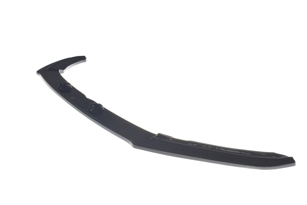 Maxton Design Street+ Spoilerlippe Front Ansatz V.1 passend für Skoda Scala schwarz Hochglanz