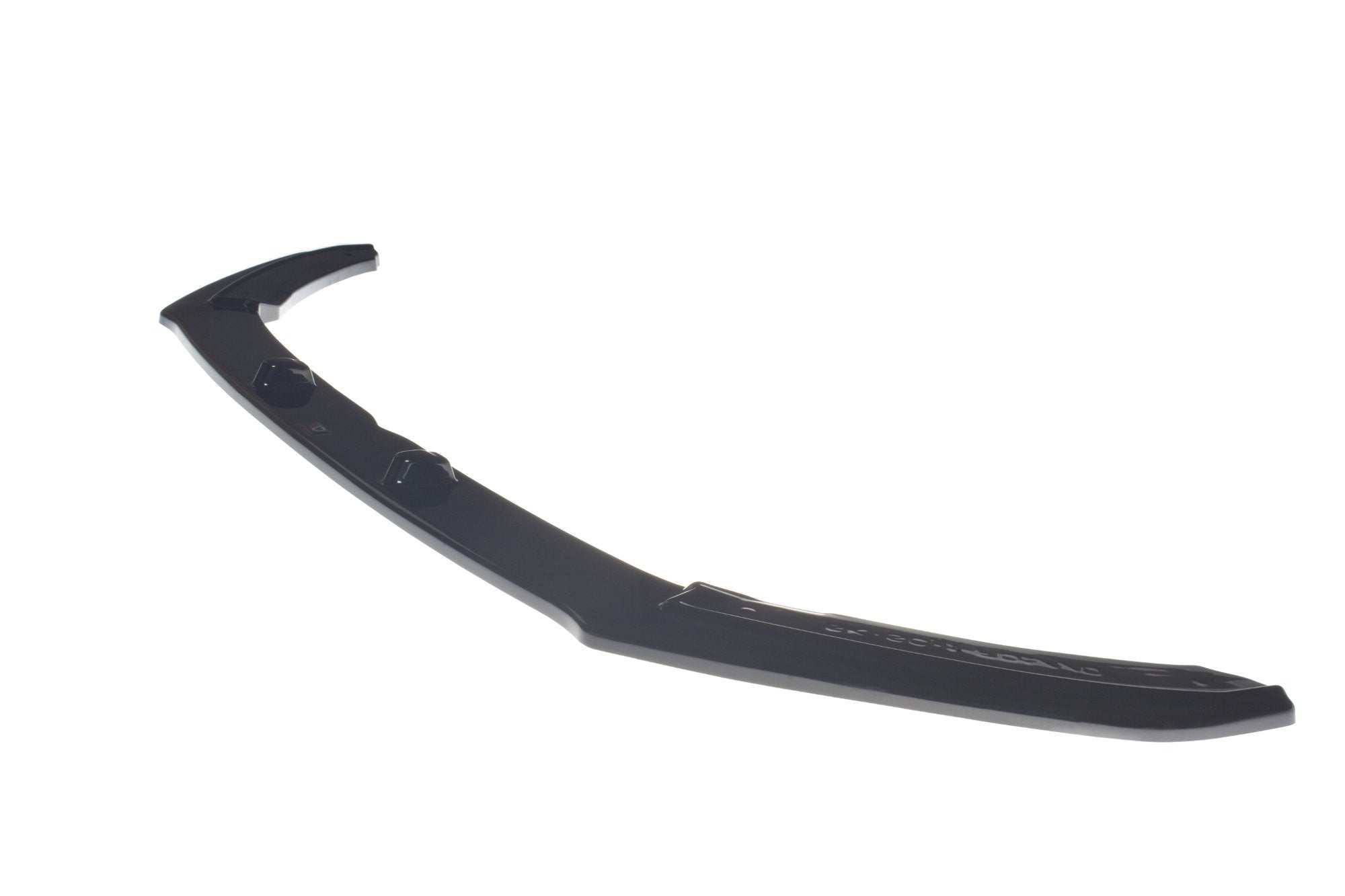 Maxton Design Street+ Spoilerlippe Front Ansatz V.1 passend für Skoda Scala schwarz Hochglanz