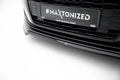 Maxton Design Street+ Spoilerlippe Front Ansatz passend für V.1 Audi A5 F5 Facelift schwarz Hochglanz
