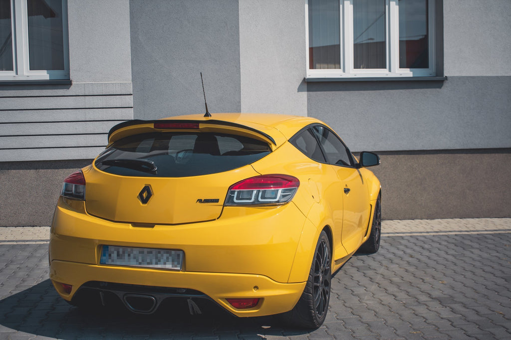 Maxton Design Spoiler CAP passend für Renault Megane 3 RS schwarz Hochglanz
