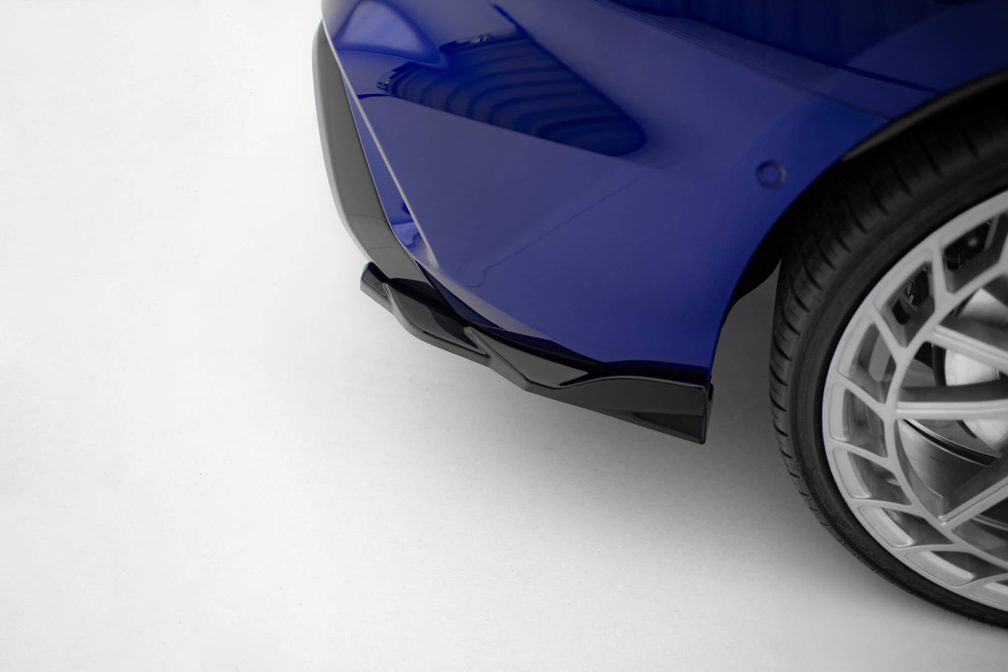 Maxton Design Heck Ansatz Flaps Diffusor V.4 passend für Audi S3 Limousine 8Y Facelift schwarz Hochglanz