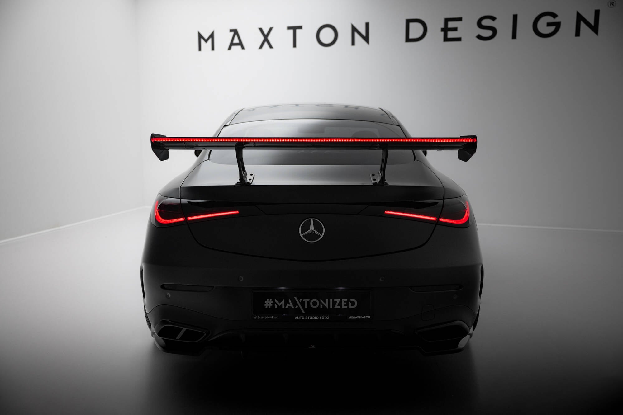Maxton Design Carbon Spoiler V.2 + LED Mercedes-AMG CLE 53 C236 für Mercedes-Benz CLE C236