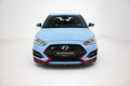 Maxton Design Street+ Spoilerlippe Front Ansatz V.1 passend für Hyundai Veloster N Mk2 schwarz Hochglanz