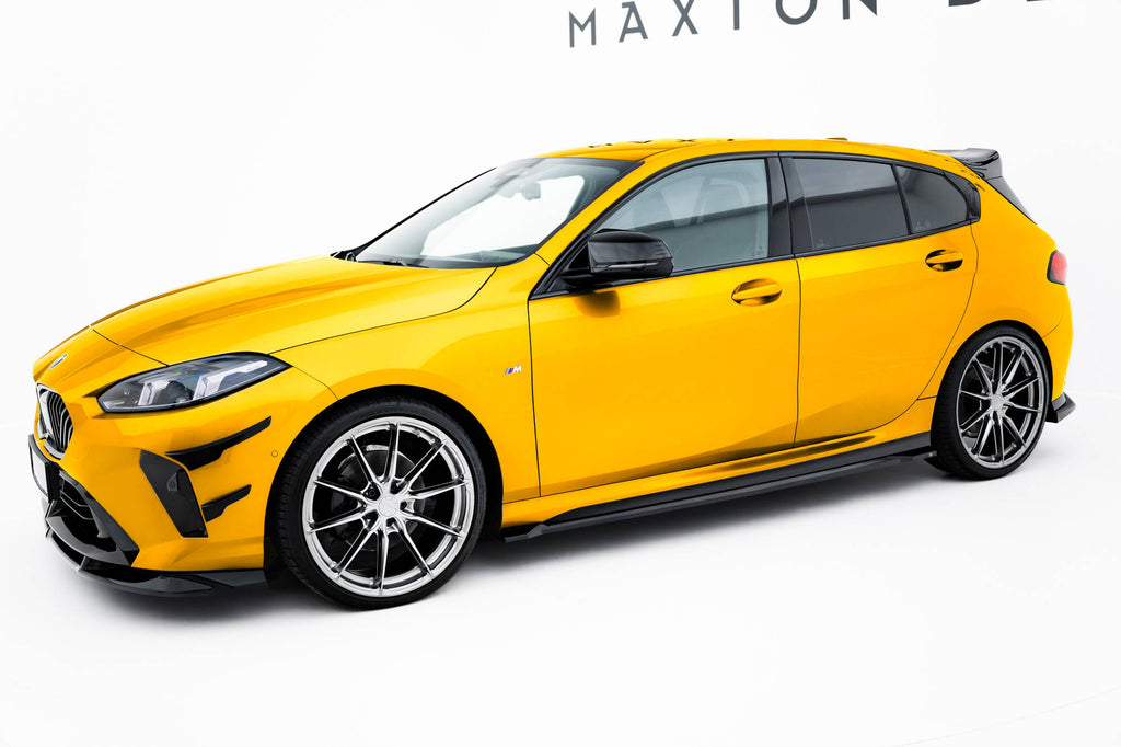 Maxton Design Street+ Seitenschweller Leisten passend für V.3 passend für BMW 1er M-Paket F70 schwarz Hochglanz